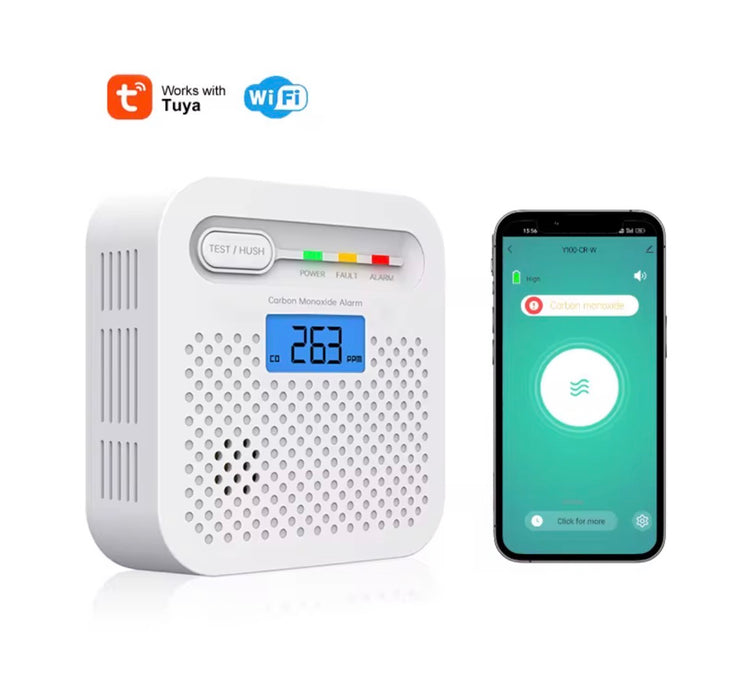 CO kolmónoxíð WiFi skynjari