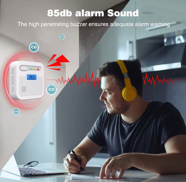 CO kolmónoxíð WiFi skynjari